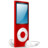 iPod Nano red on